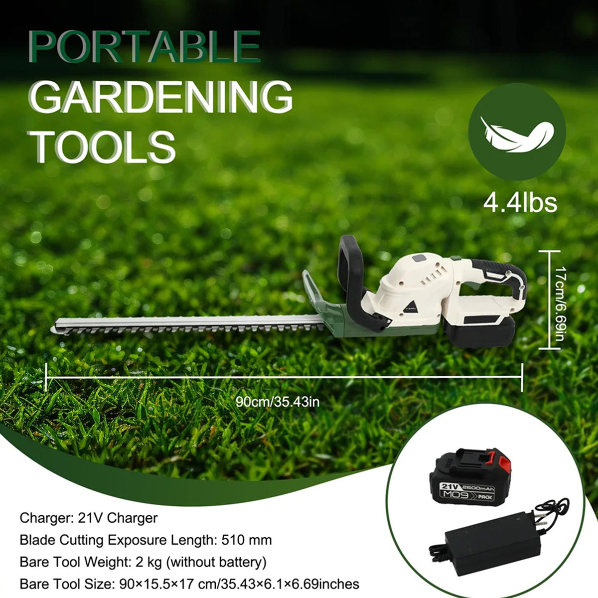 Hedgixa Electric Hedge Trimmer
