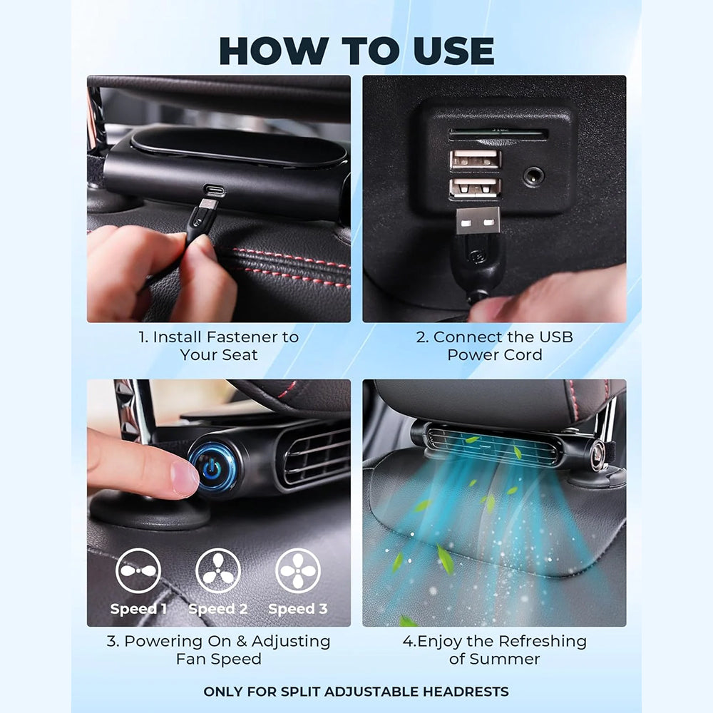 FanziSot Car Seat Cooling Fan
