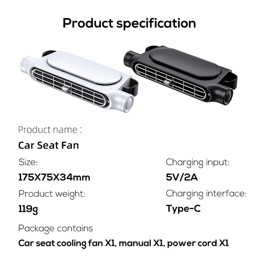 FanziSot Car Seat Cooling Fan