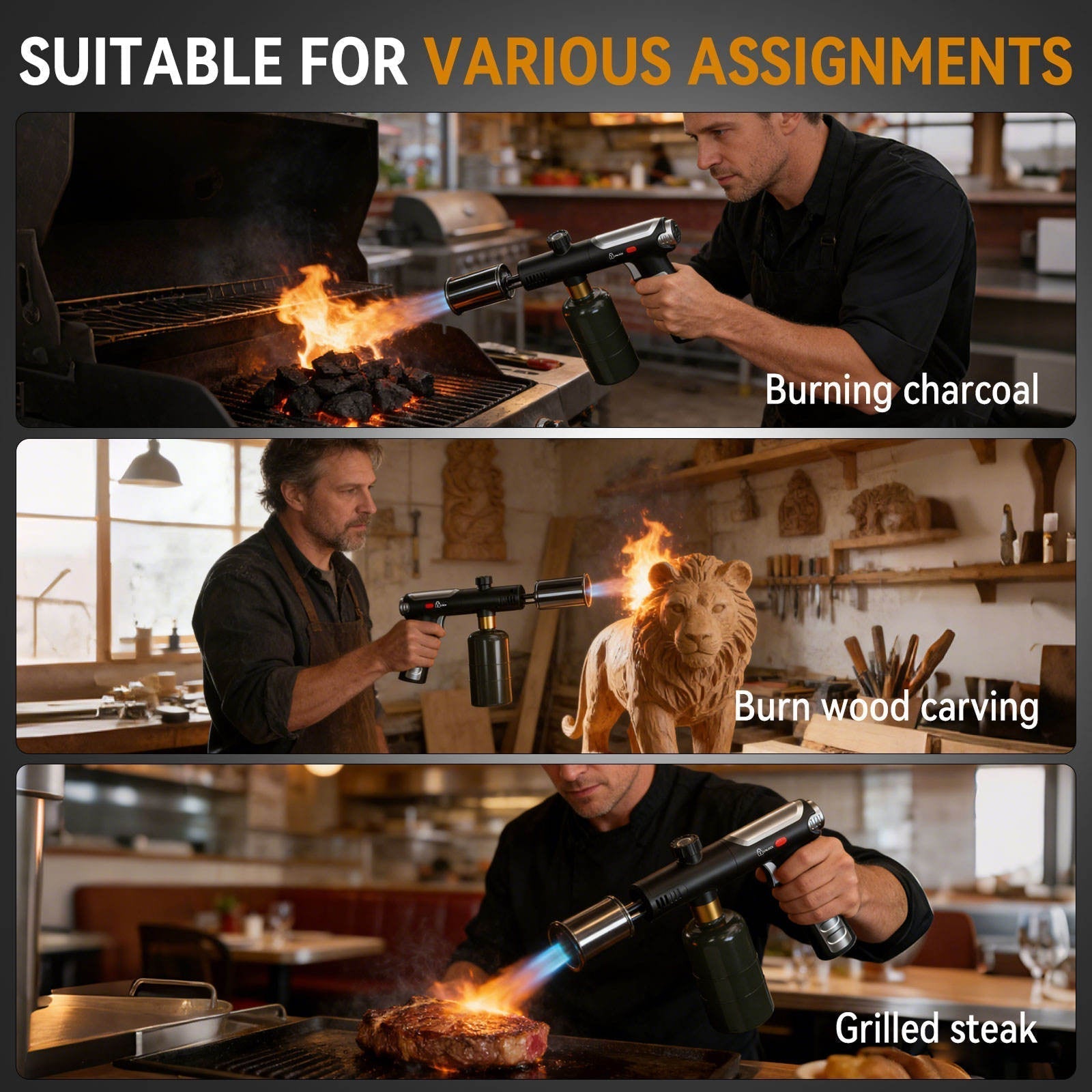 Blazorams Propane Torch Gun
