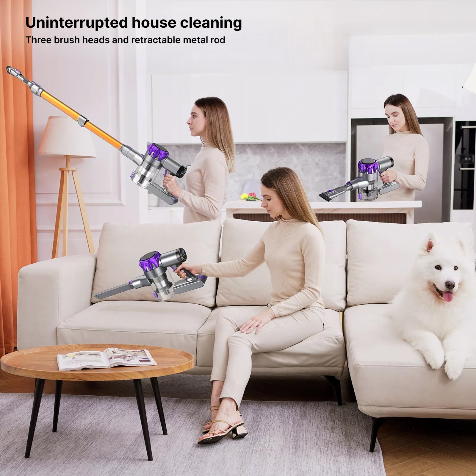 Flexicuum Vacuum For Hardwood Floors And Carpet