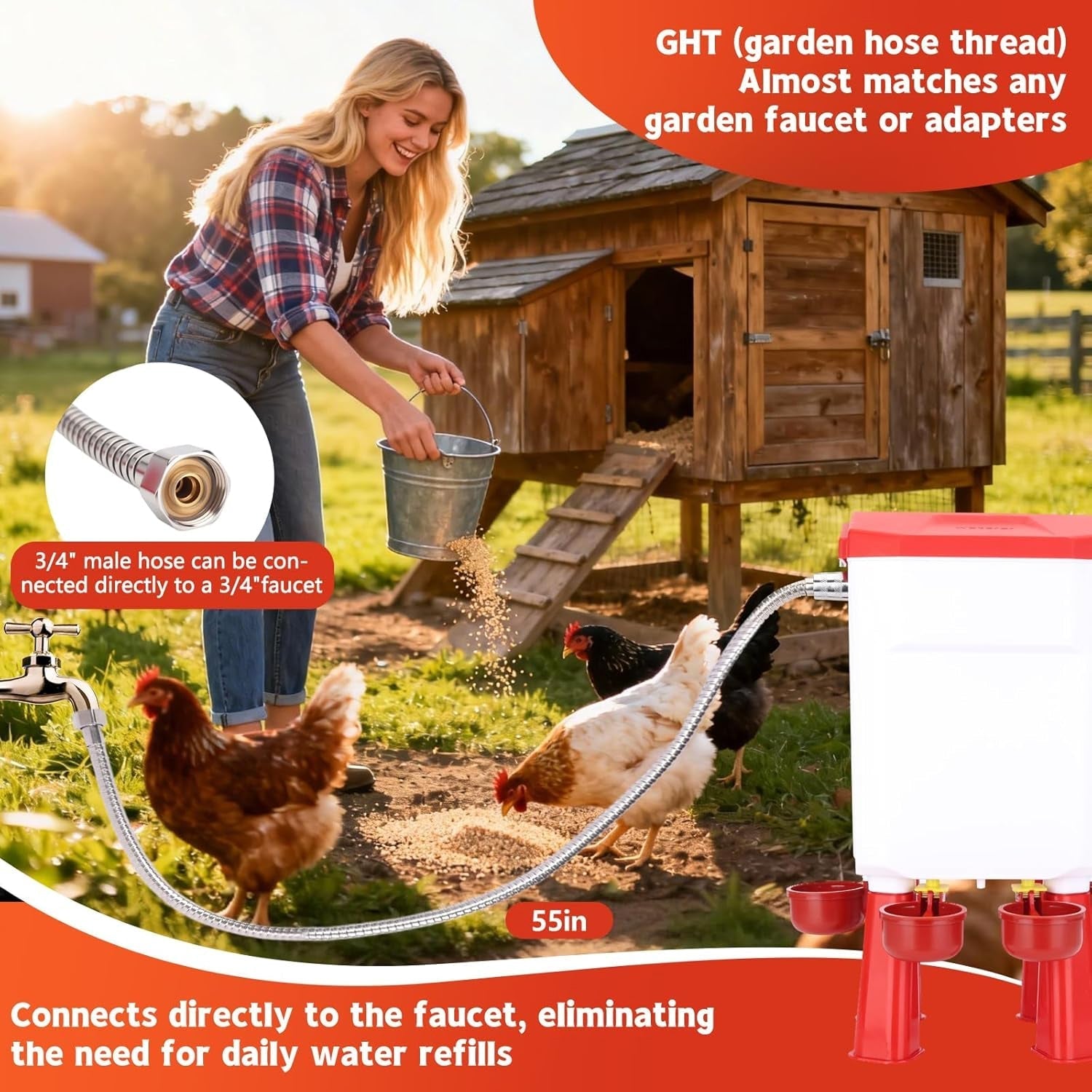 Flochiken Automatic Chicken Waterer