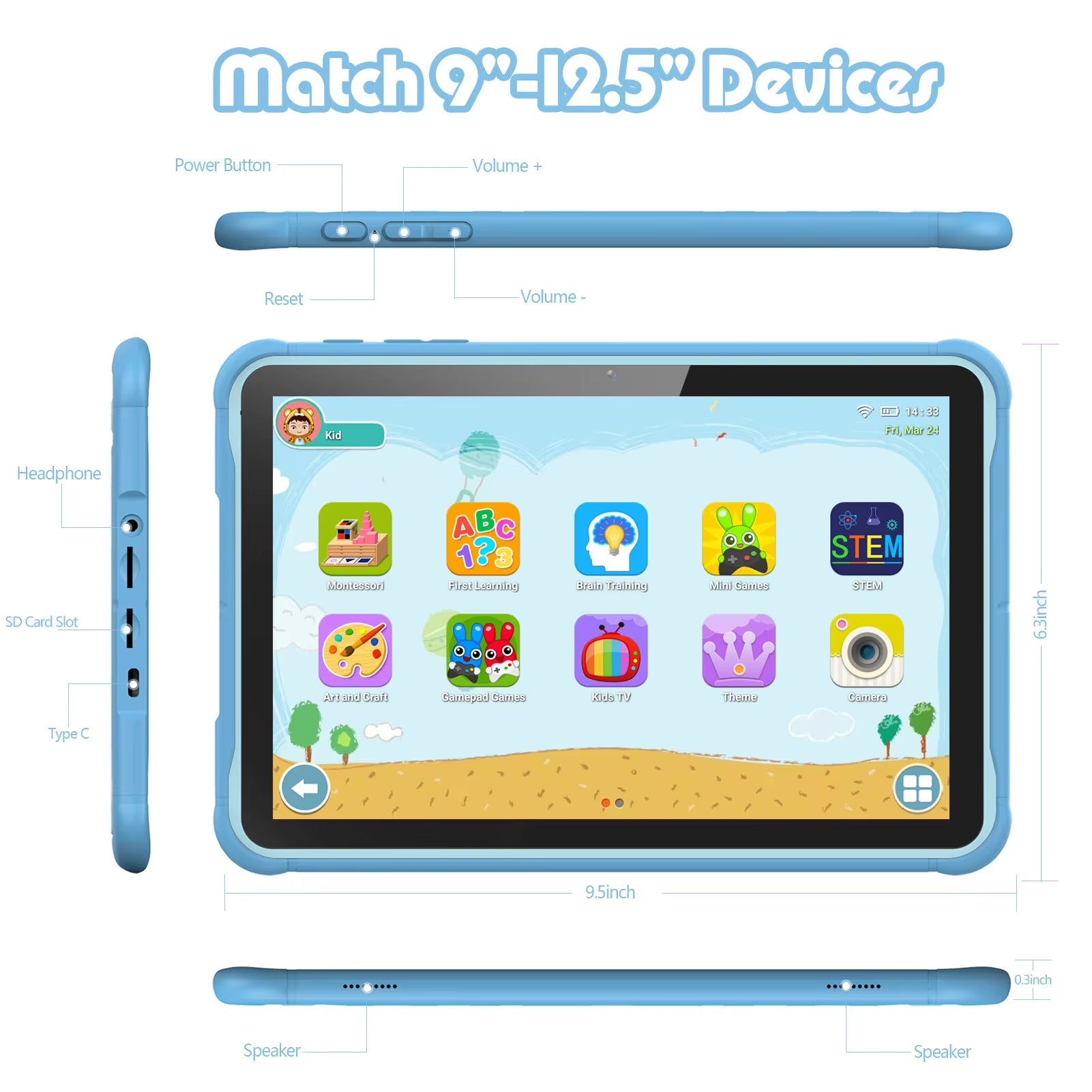 GeniFirt Tablet For Kids