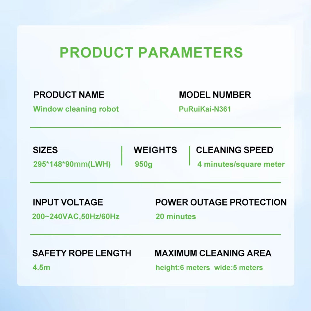 GlidePex Window Cleaning Robot
