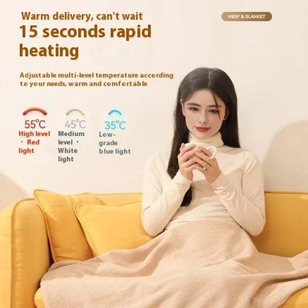 HeatHugy Wearable Heated Blanket