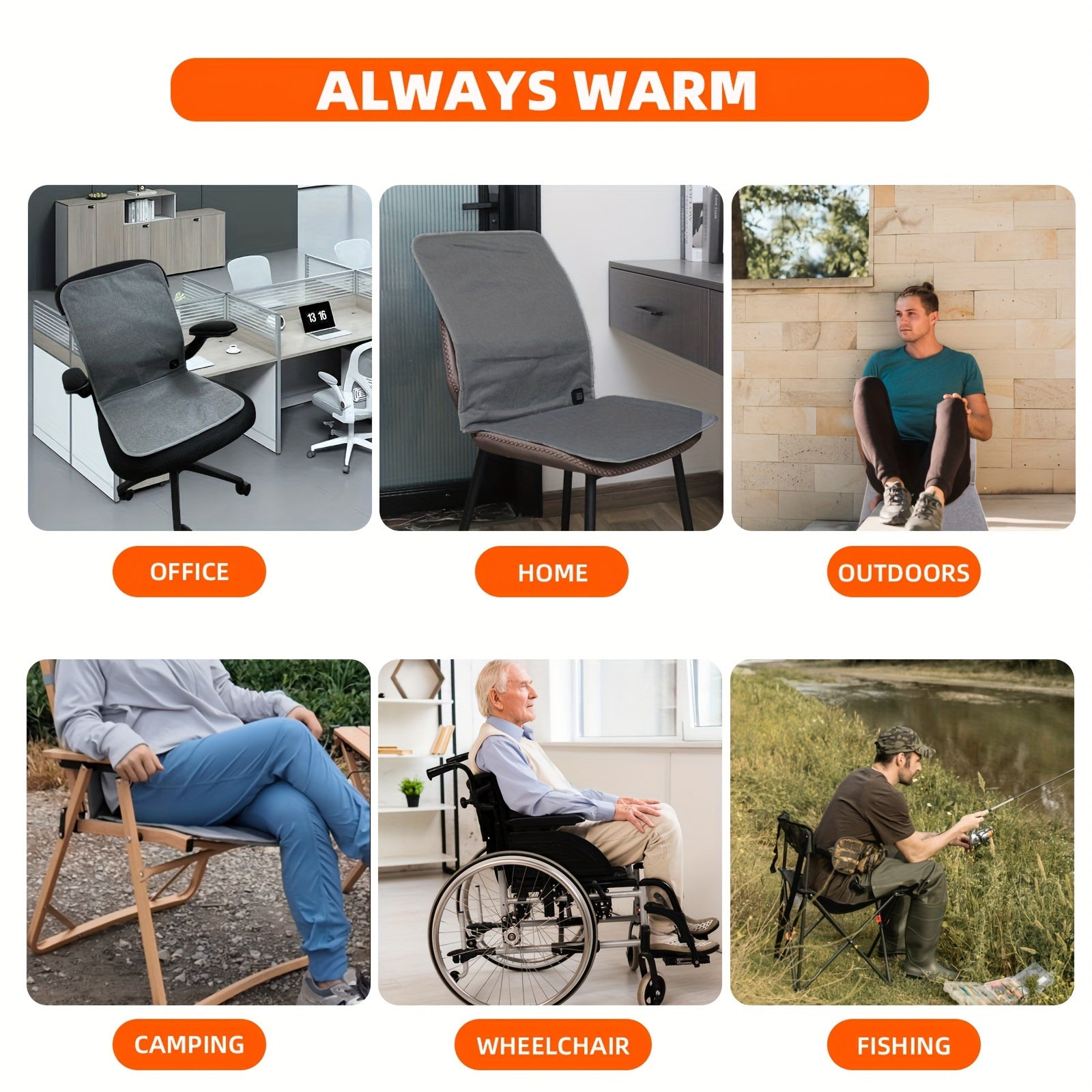 HeatySit Heated Seat Cushion