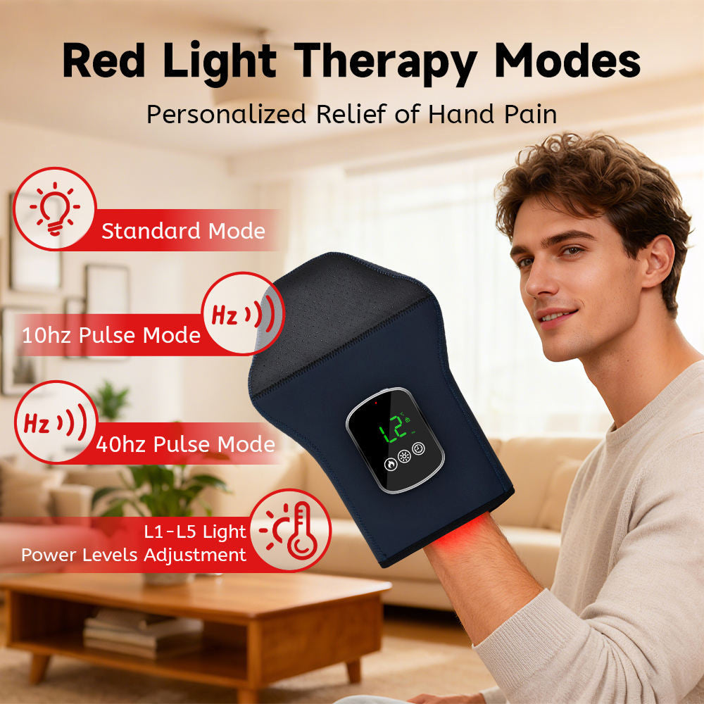 HeluxMend Red Light Therapy For Arthritic Hands