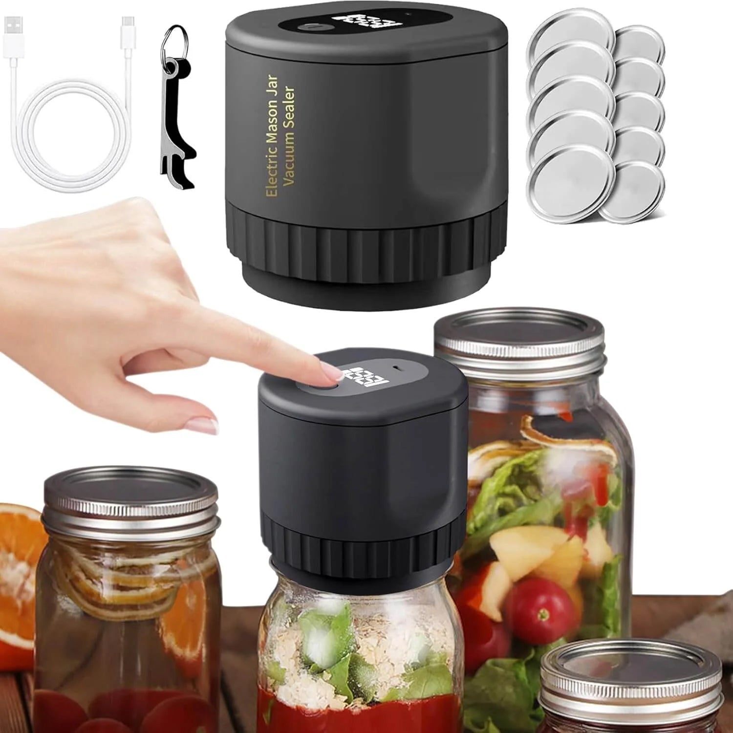 JarVacier Mason Jar Sealer