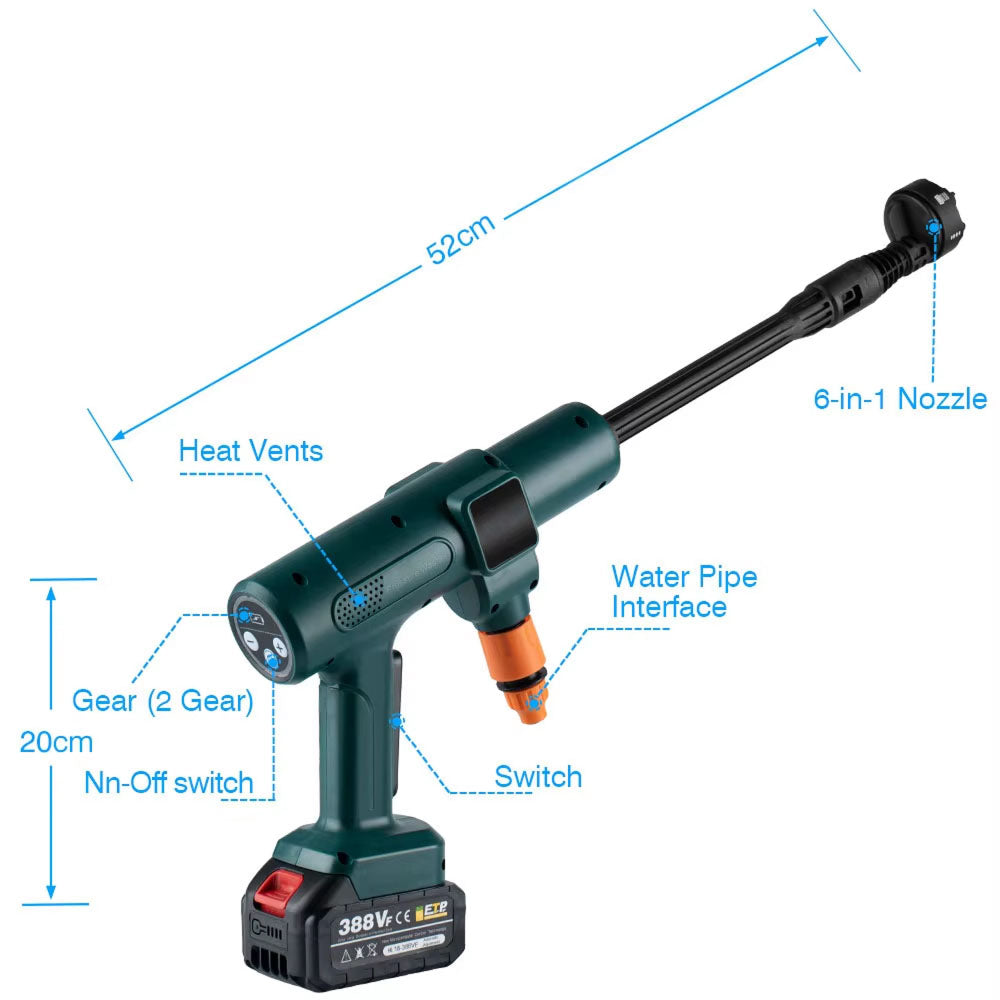 JetWavep Cordless Pressure Washer