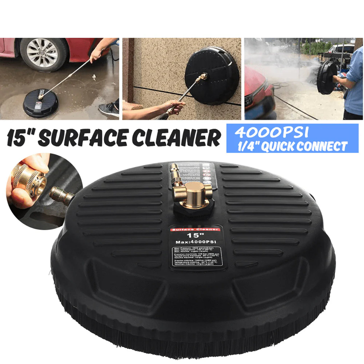 JetiScrub Pressure Washer Surface Cleaner