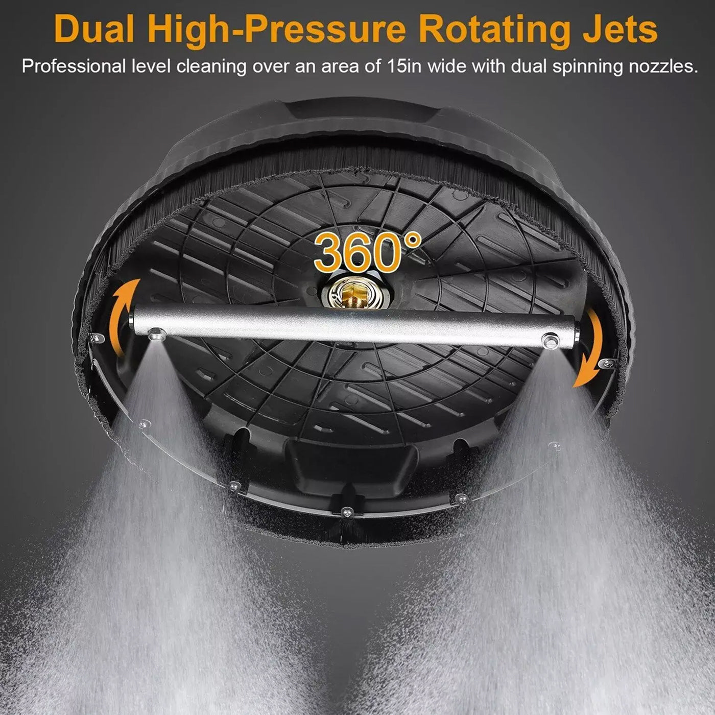 JetiScrub Pressure Washer Surface Cleaner