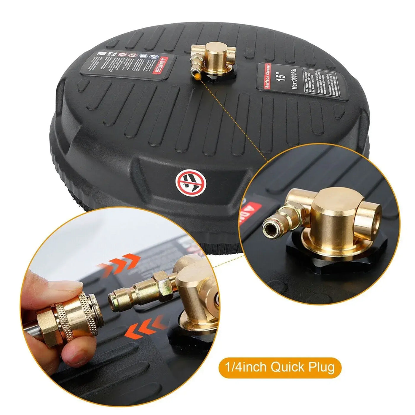 JetiScrub Pressure Washer Surface Cleaner