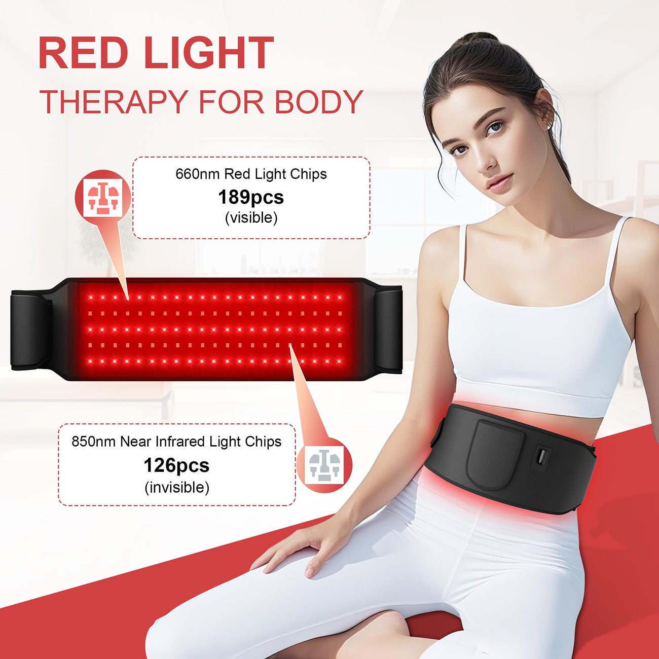 Lumeltiz Red Light Therapy Belt For Weight Loss
