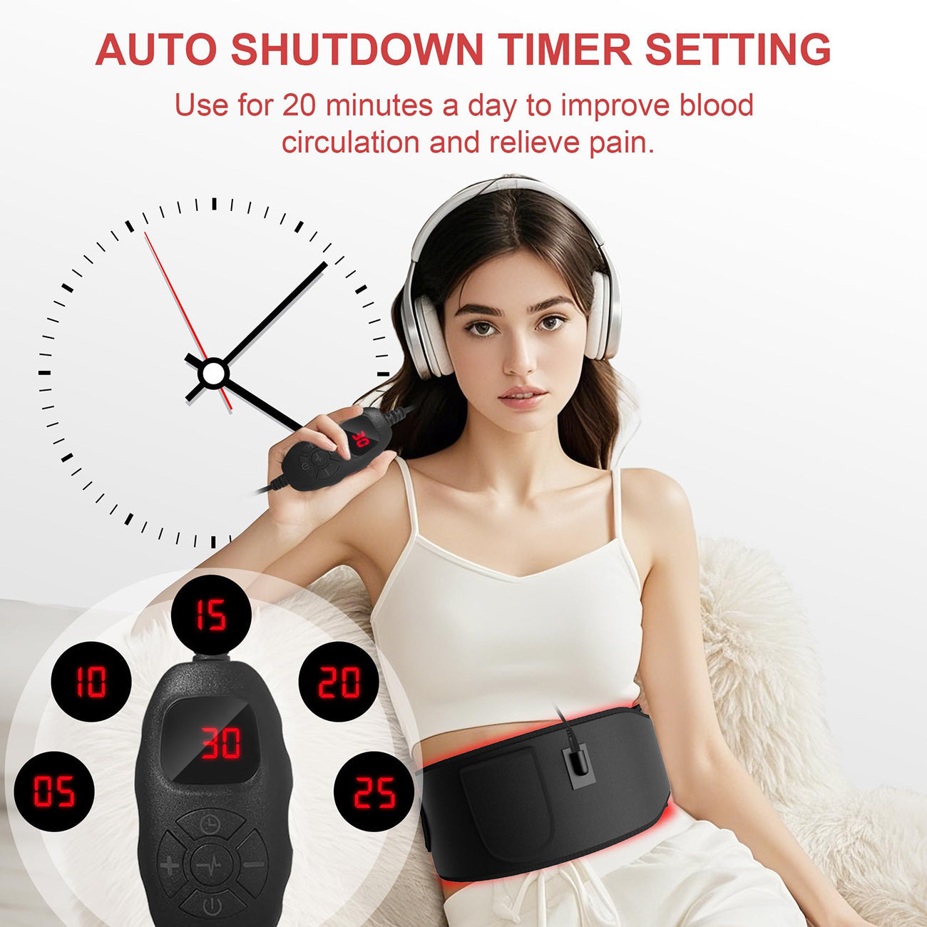 Lumeltiz Red Light Therapy Belt For Weight Loss