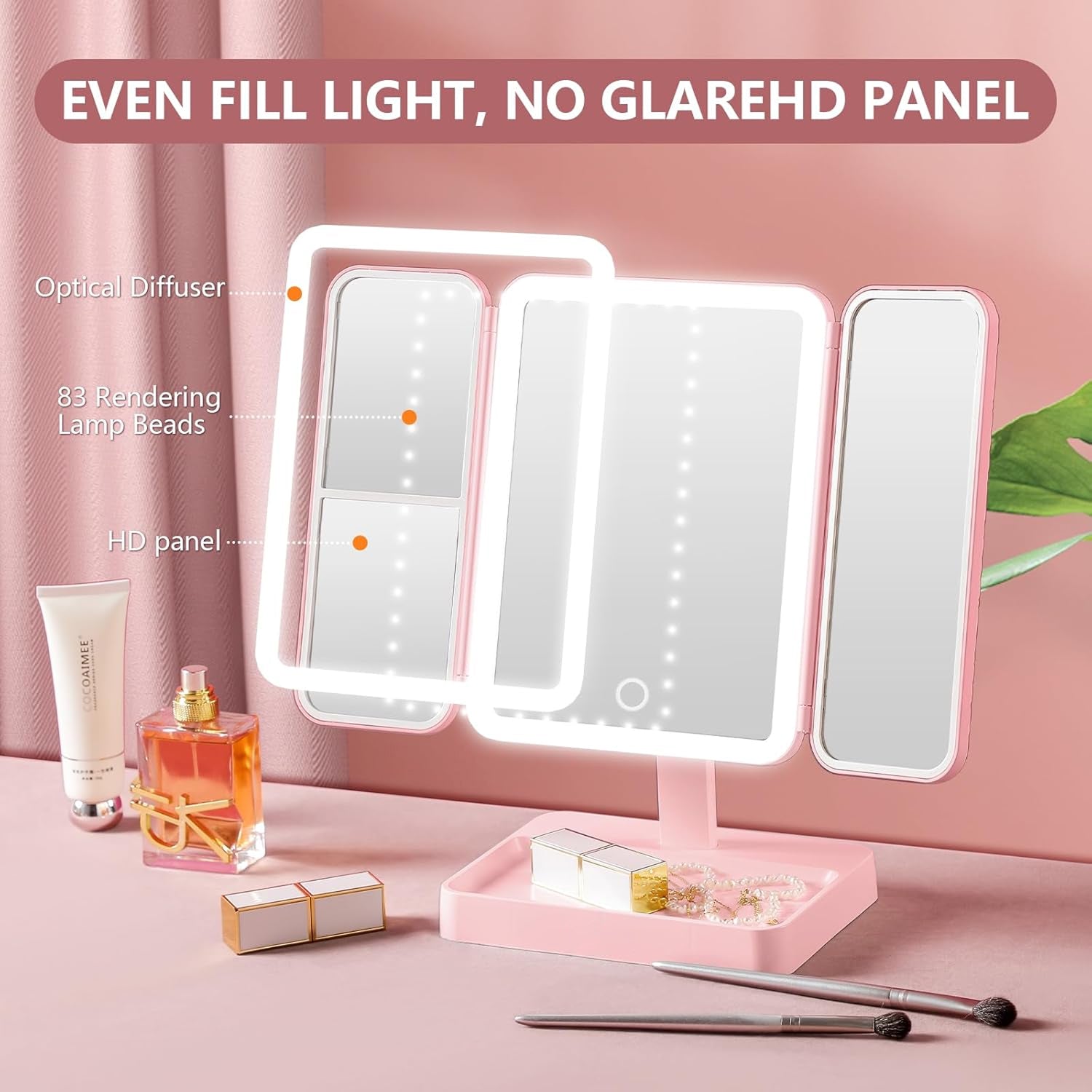 Lumewra Lighted Makeup Mirror