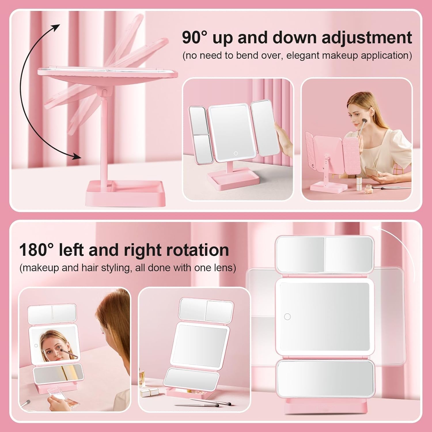 Lumewra Lighted Makeup Mirror