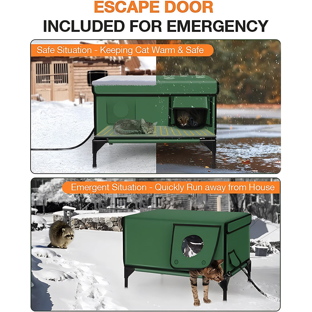 PawNitex Heated Cat House