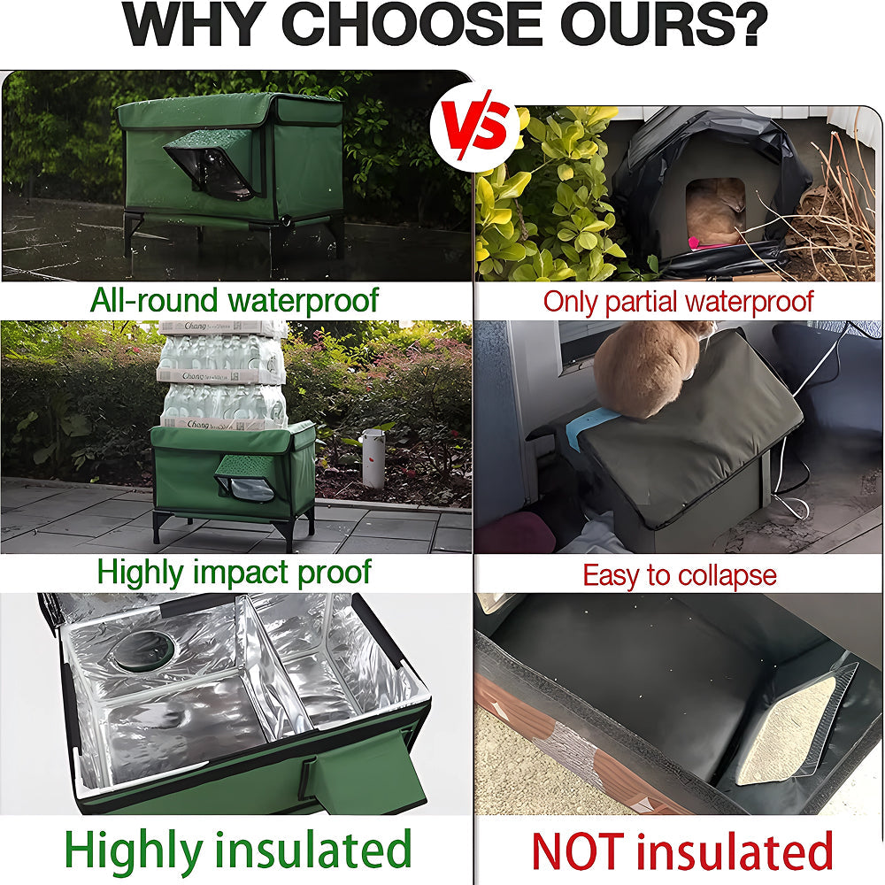 PawNitex Heated Cat House