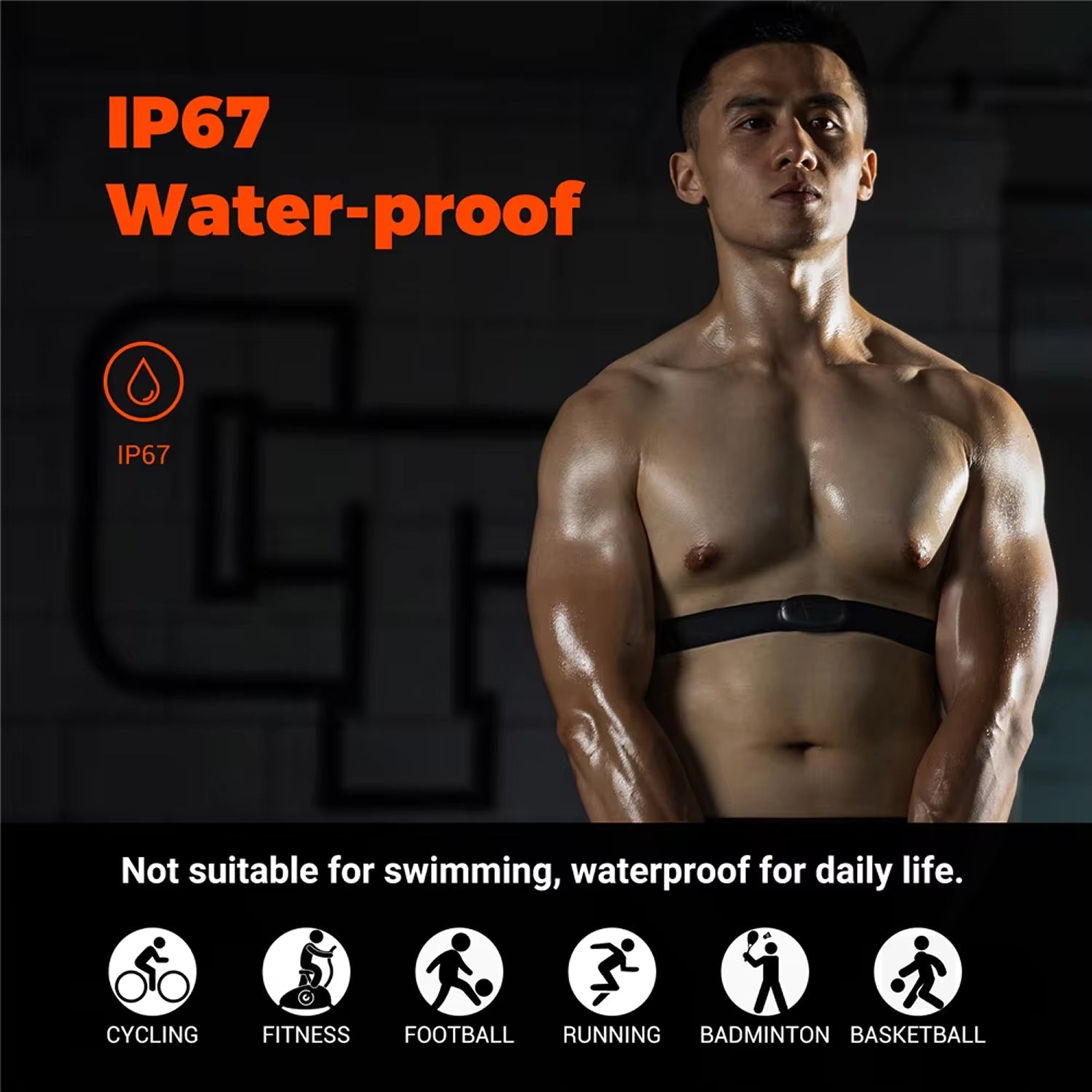 Pulseonch Chest Strap Heart Rate Monitor