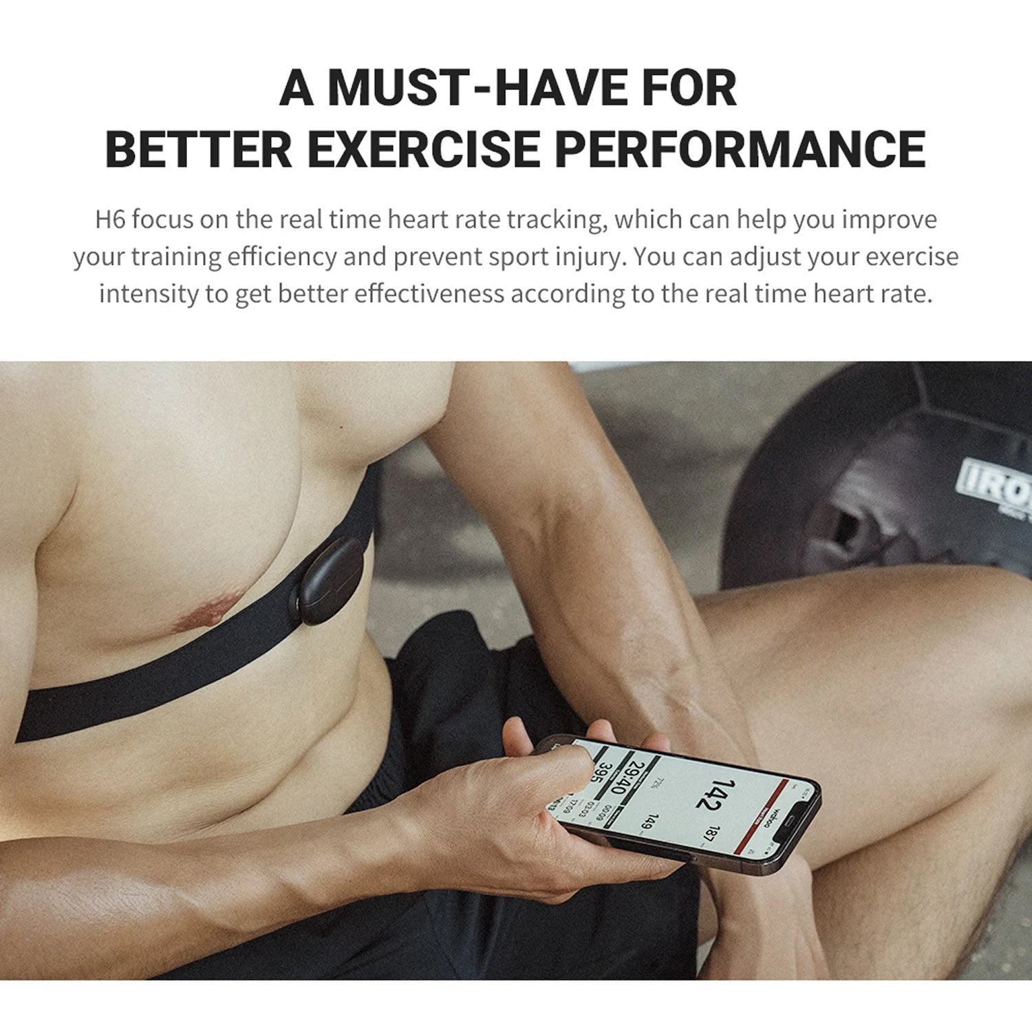 Pulseonch Chest Strap Heart Rate Monitor