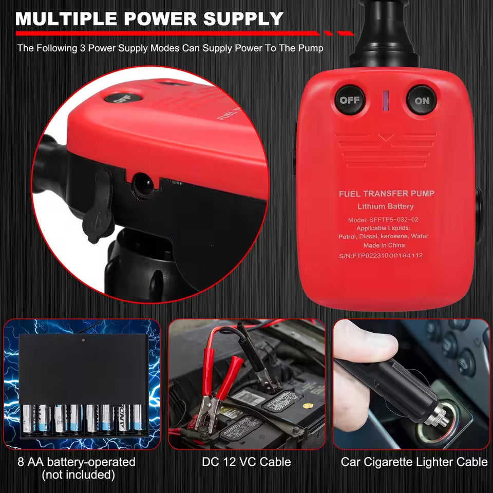 PumpuFuel Cordless Fuel Transfer Pump