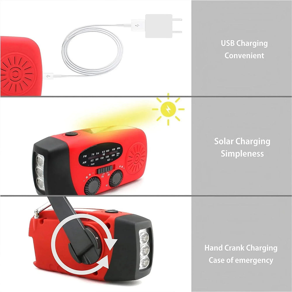 Radievox Solar Hand Crank Radio
