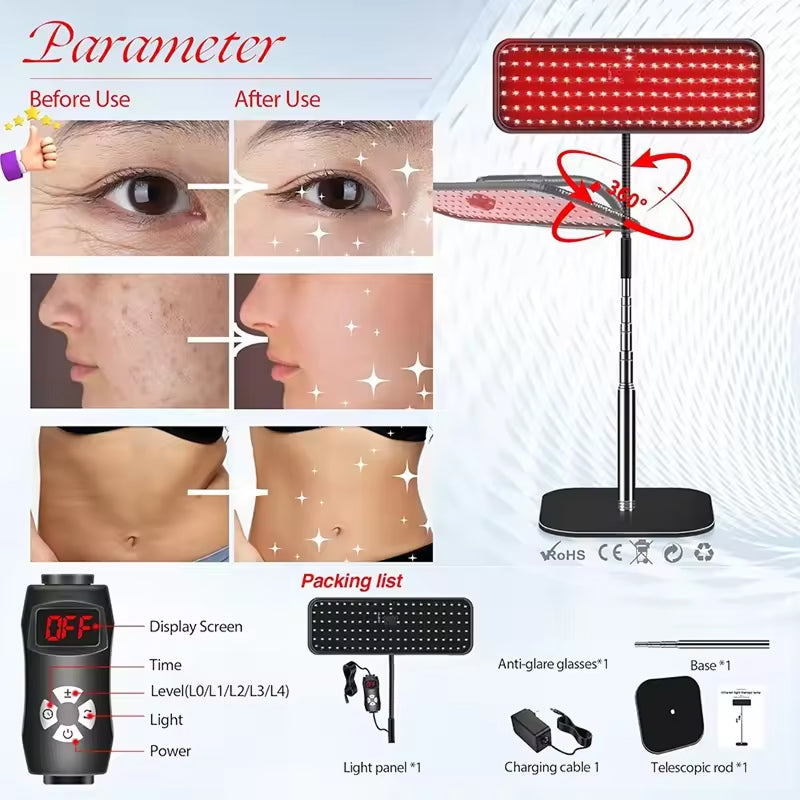 RedLumei Red Light Therapy Lamp