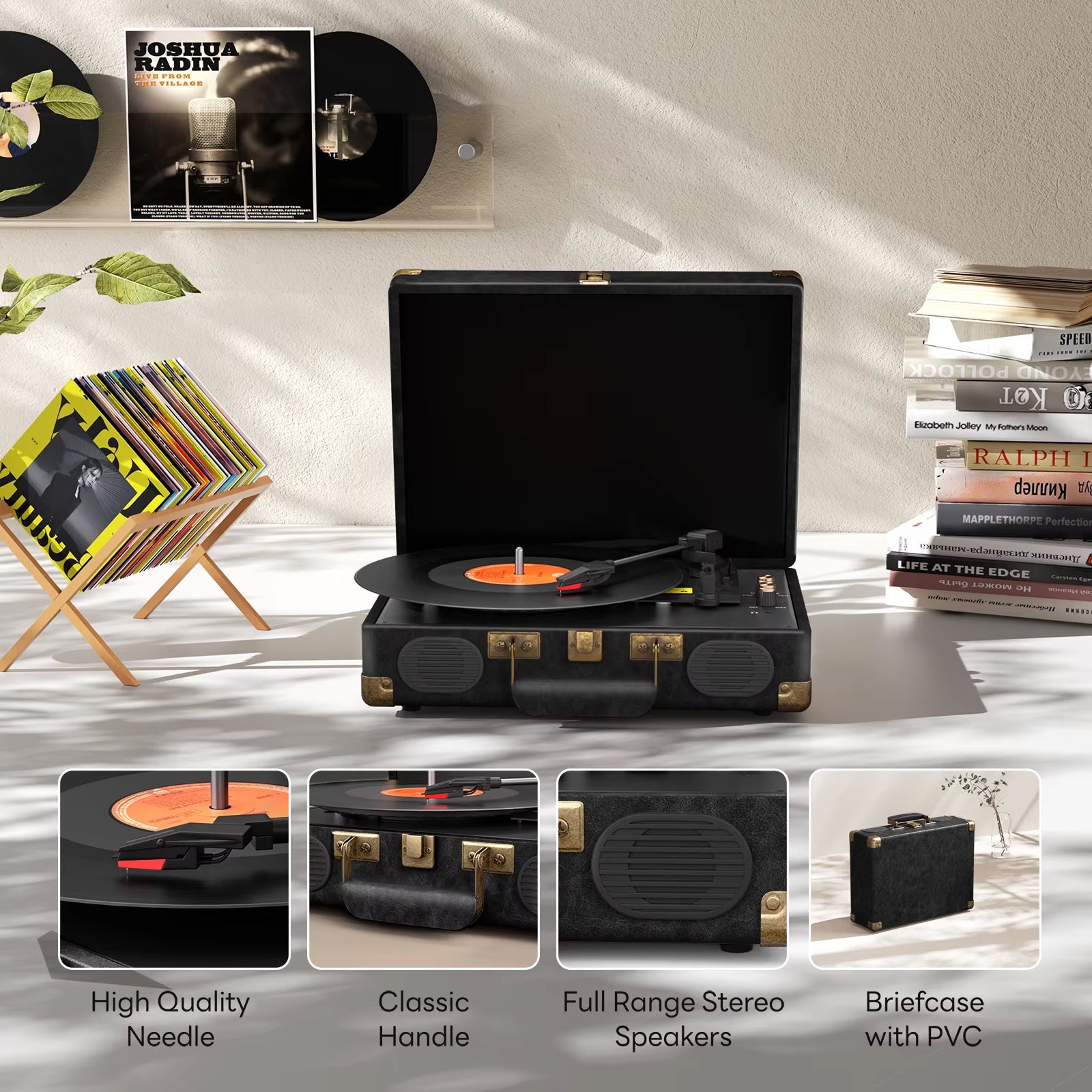 RetroNoxt Vinyl Record Player