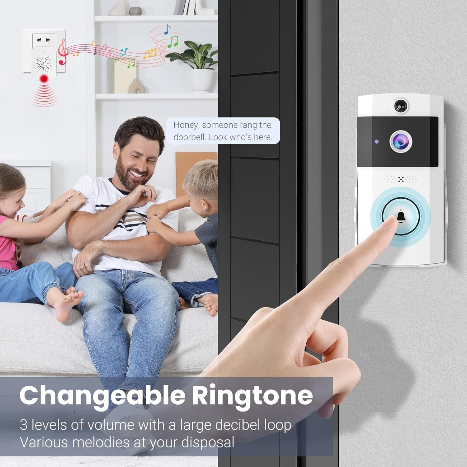 Ringixdo Doorbell Camera No Subscription