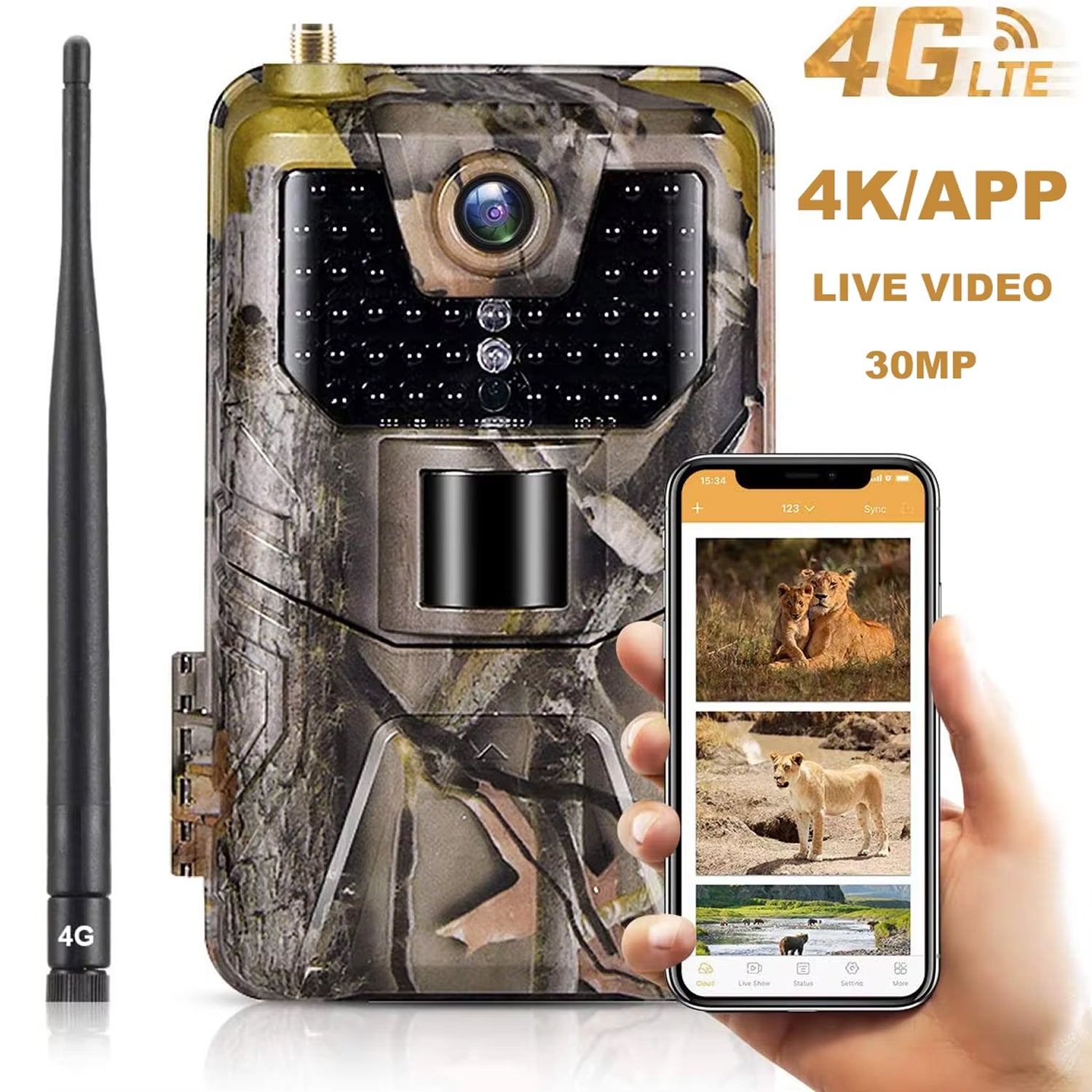 ScoutPox Cellular Trail Camera Without Subscription
