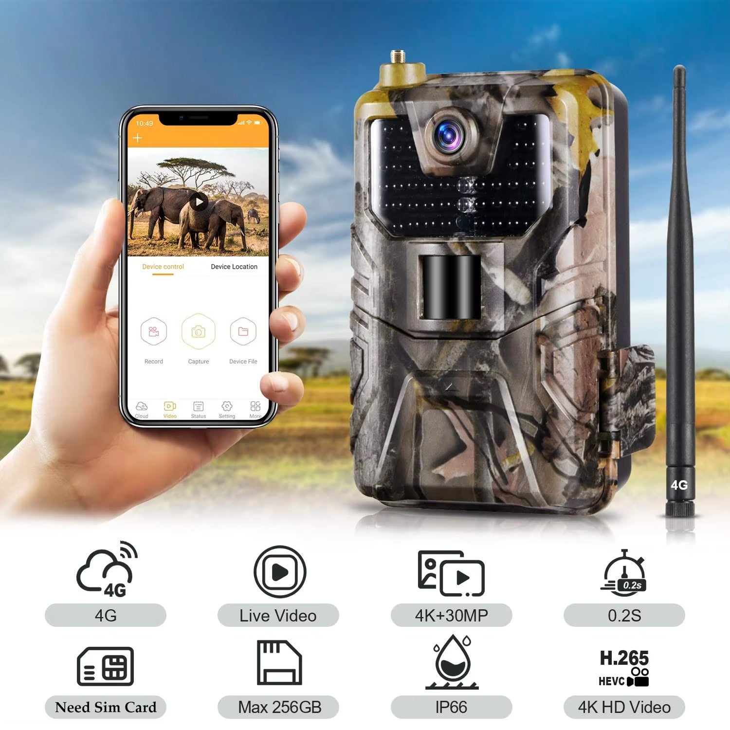 ScoutPox Cellular Trail Camera Without Subscription