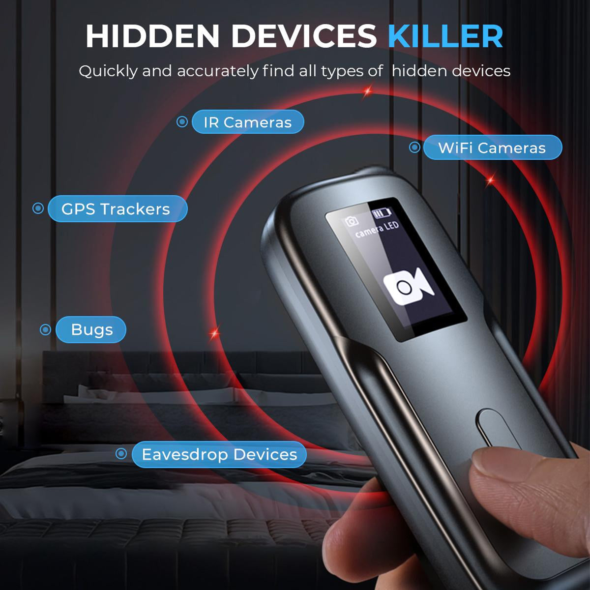 SnifRect Bug Finder Device