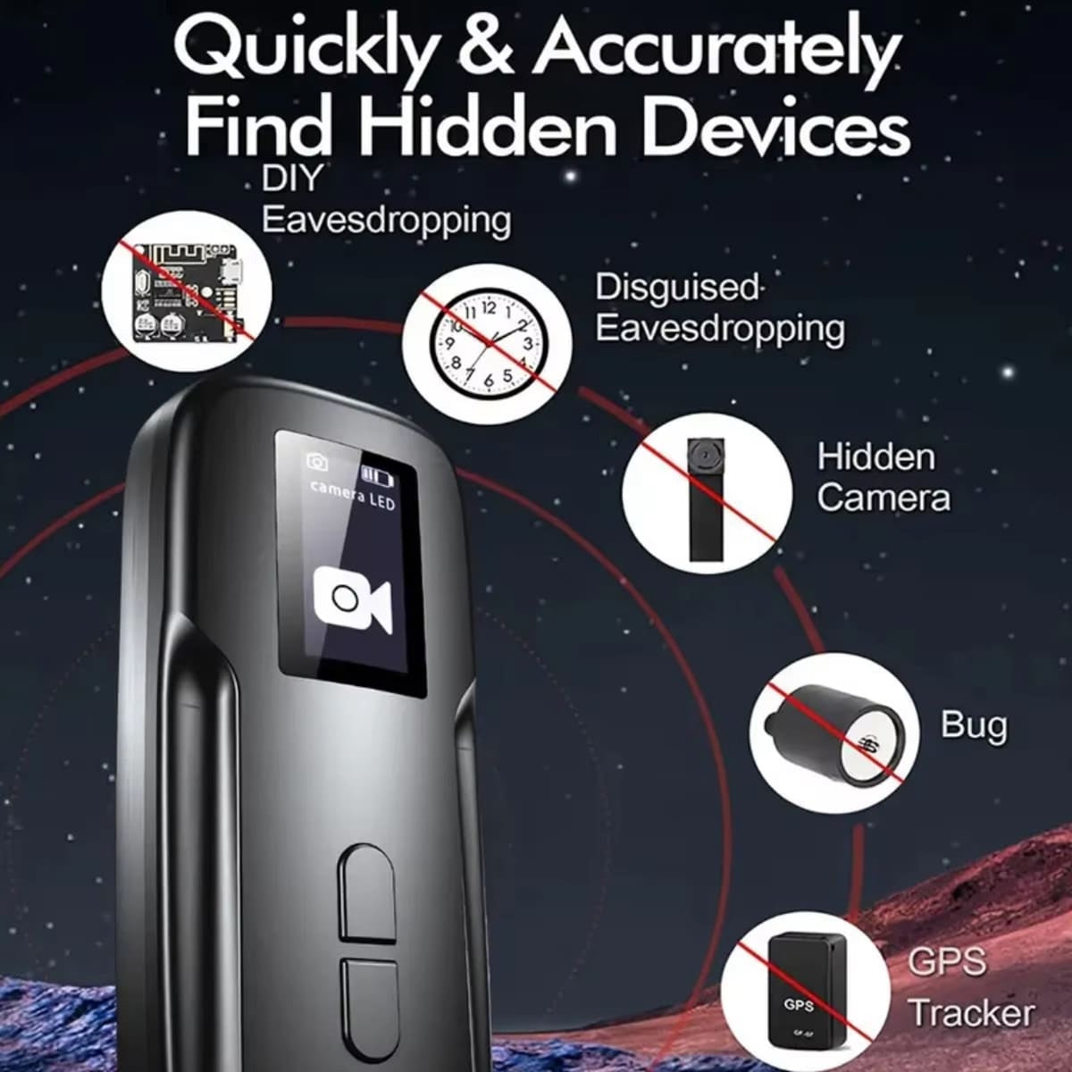 SnifRect Bug Finder Device