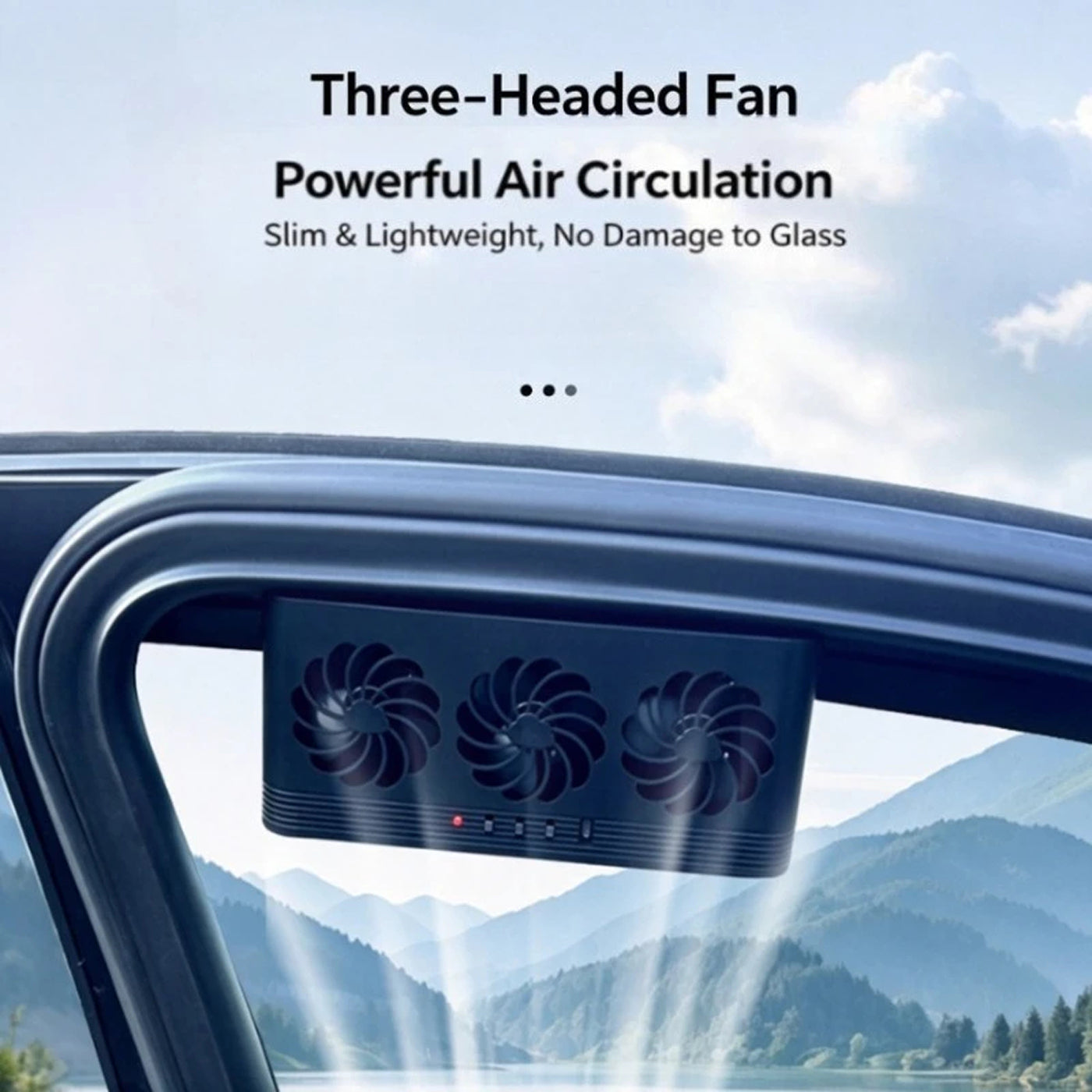 Solaromex Solar Car Fan