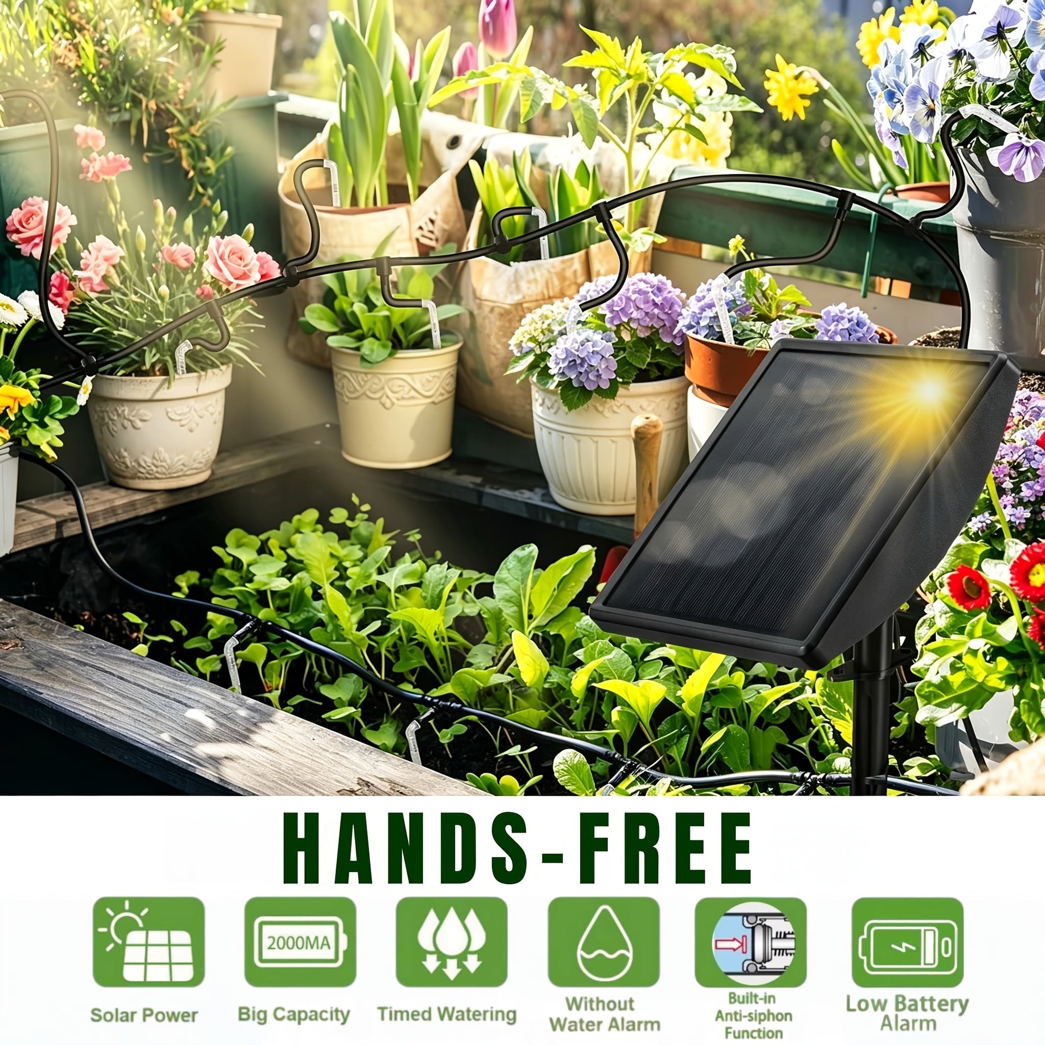 SolIramix Solar-Powered Drip Irrigation System