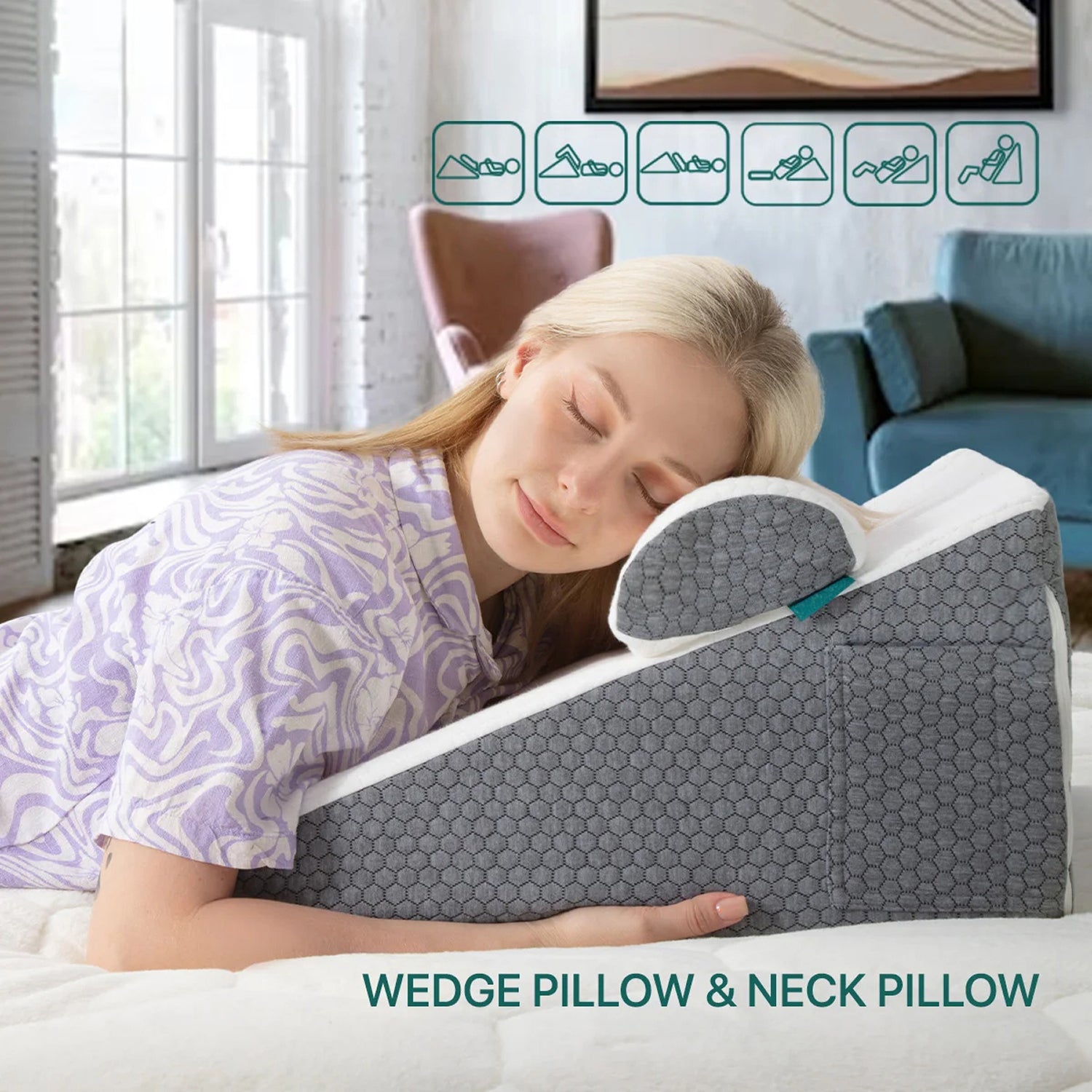 Somnoxy Wedge Pillow For Acid Reflux