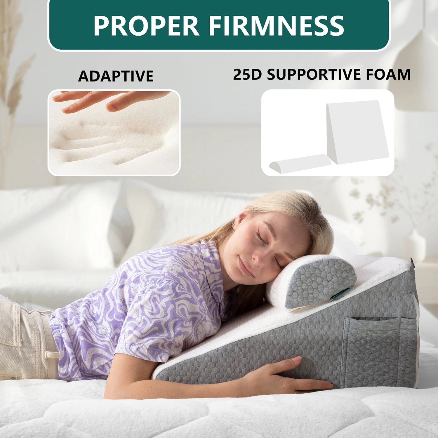 Somnoxy Wedge Pillow For Acid Reflux