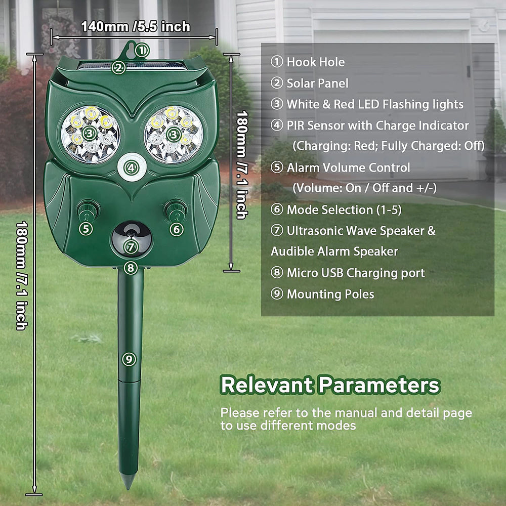 SonicHerd Ultrasonic Rabbit Repeller