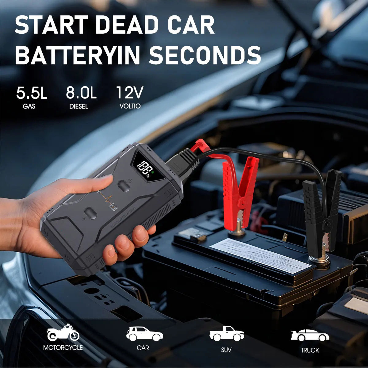 Startixus V2 Jump Starter For Truck