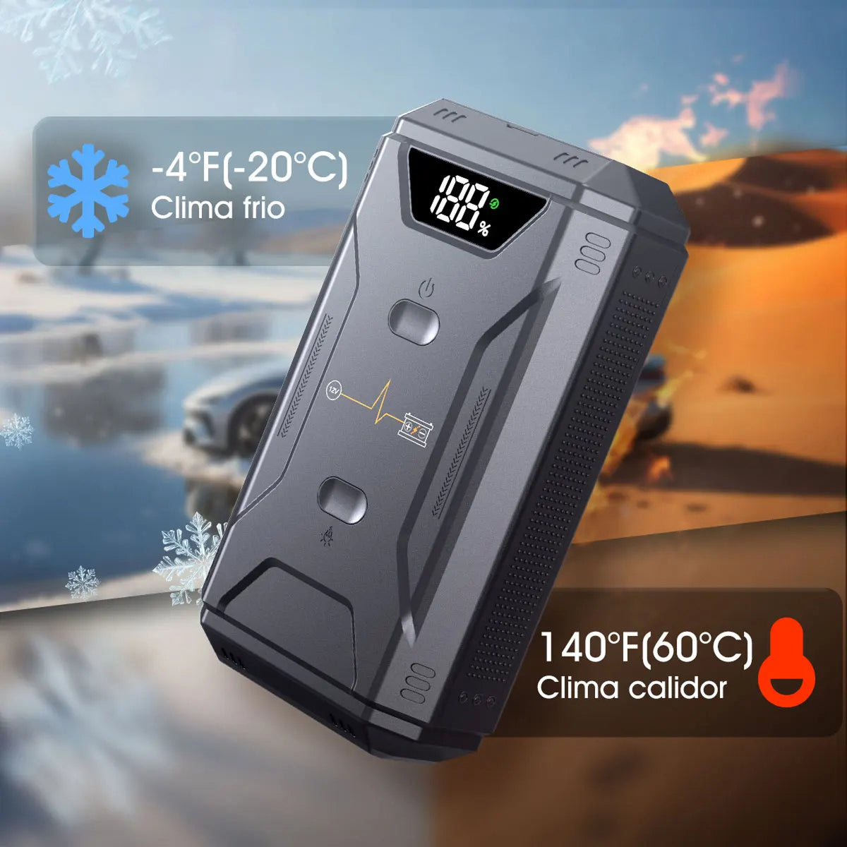 Startixus V2 Portable Car Battery Jump Starter