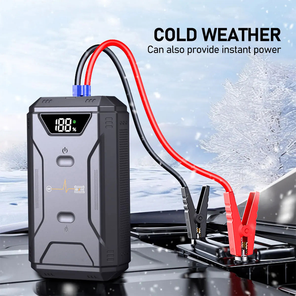 Startixus V2 Portable Car Battery Jump Starter