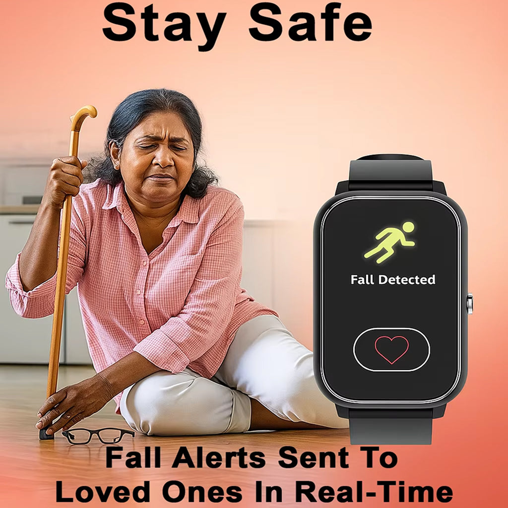 StayUpmer Smartwatch With Fall Detection