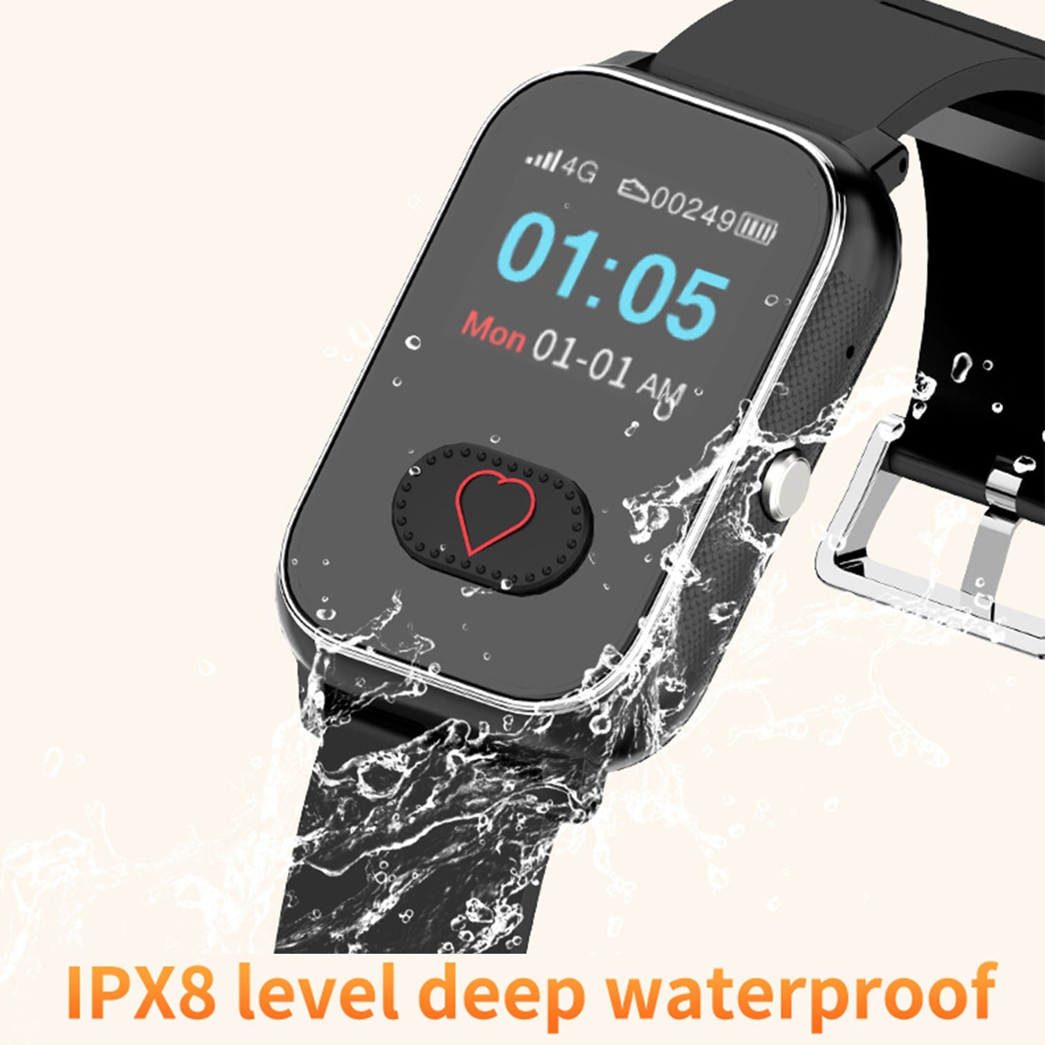 StayUpmer Smartwatch With Fall Detection