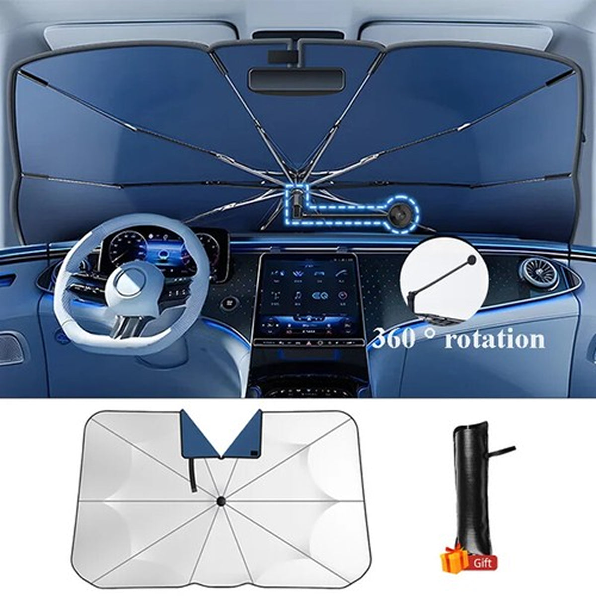 SunDefix Windshield Sun Shade For Truck