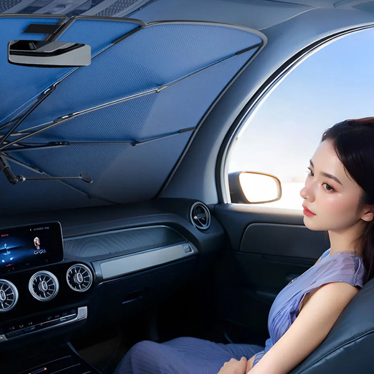 SunDefix Windshield Sun Shade For Truck