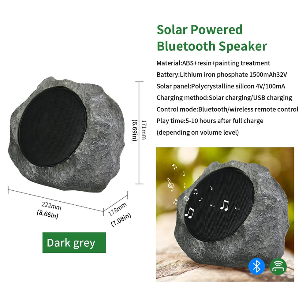 SunRoxax Bluetooth Outdoor Rock Speakers
