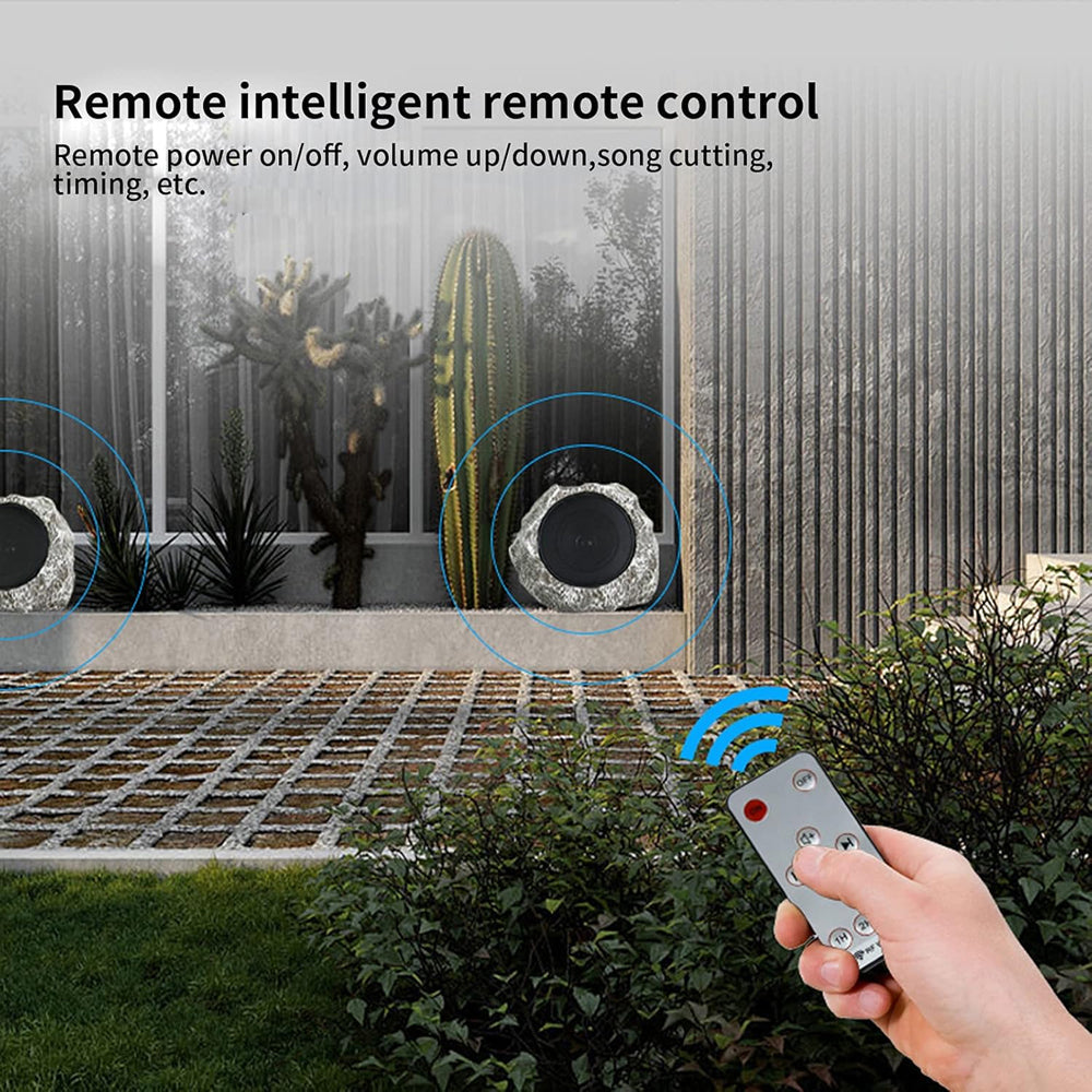 SunRoxax Bluetooth Outdoor Rock Speakers