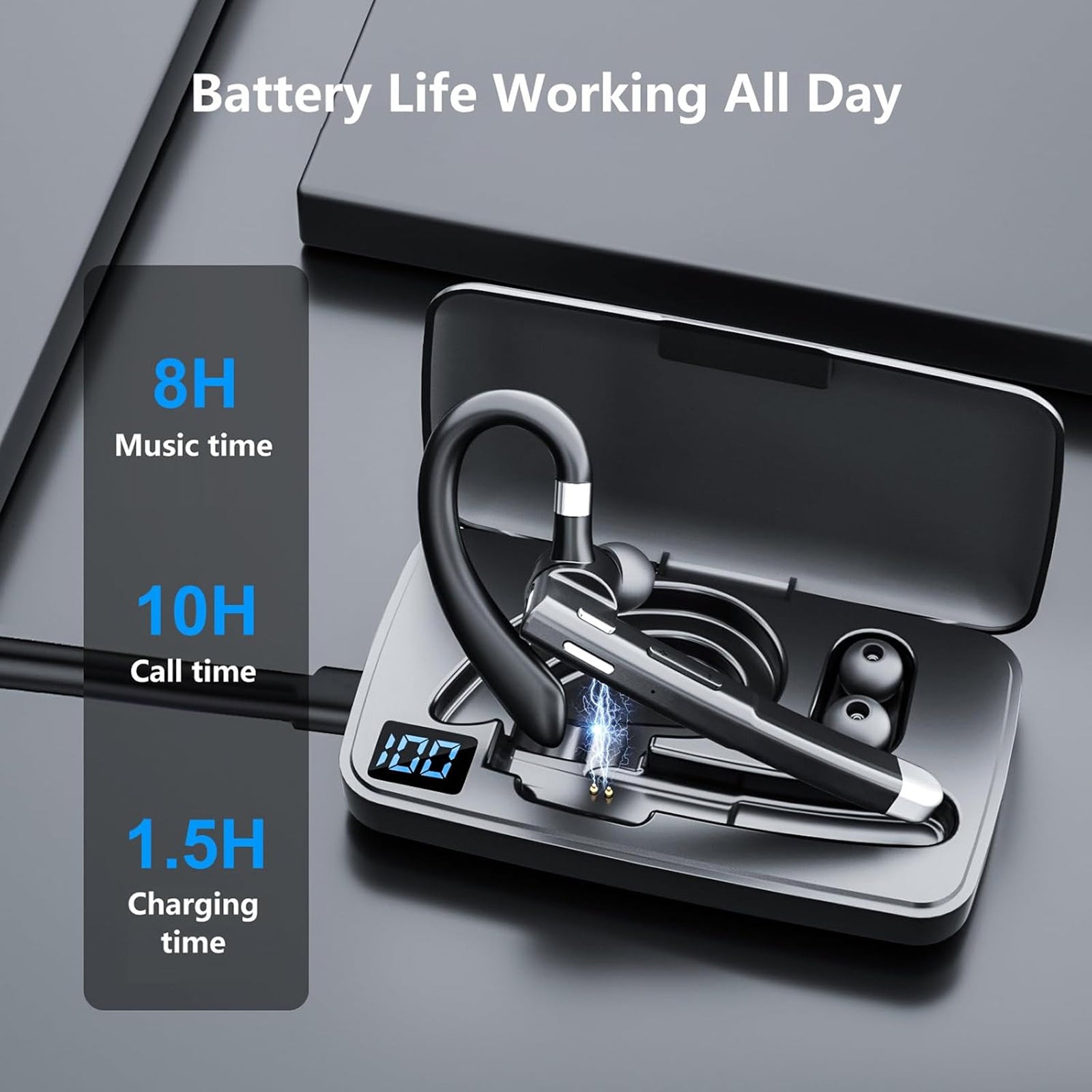 Voicenife Wireless Earpiece For Phone Calls