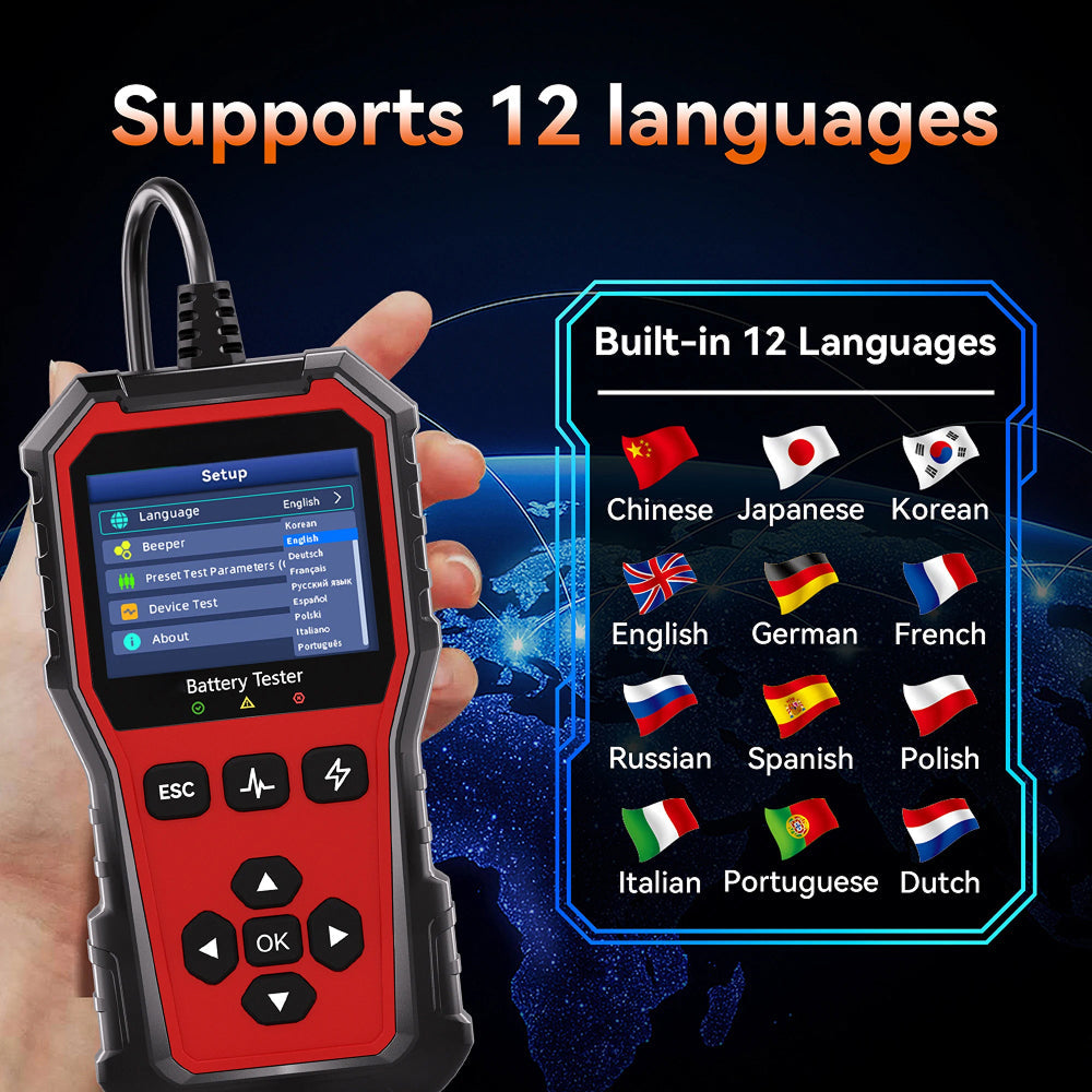 VoltDiag Car Battery Tester