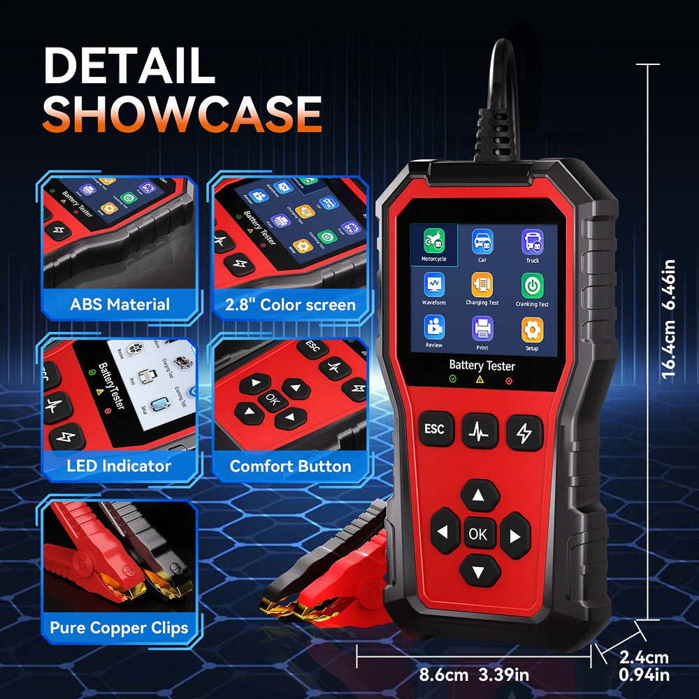 VoltDiag Car Battery Tester